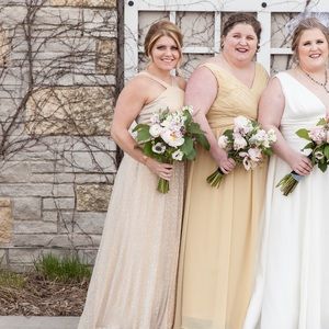 LuLu’s Always Moving Gold Dress